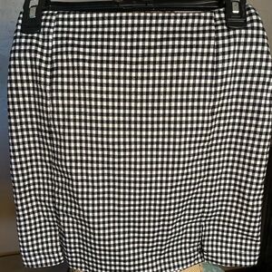 Eyeshadow Black and White Pencil Skirt Knee-Length Size 5
